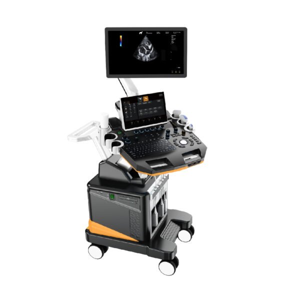 APV-6T Trolley Veterinary Ultrasound Scanner for Animal Cardiac and Abdominal Doppler Imaging 4