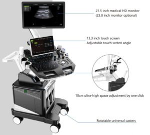 APV-8T Advanced Veterinary Ultrasound System with Doppler, Elastography, and TDI for Cardiac and Abdominal Imaging 1